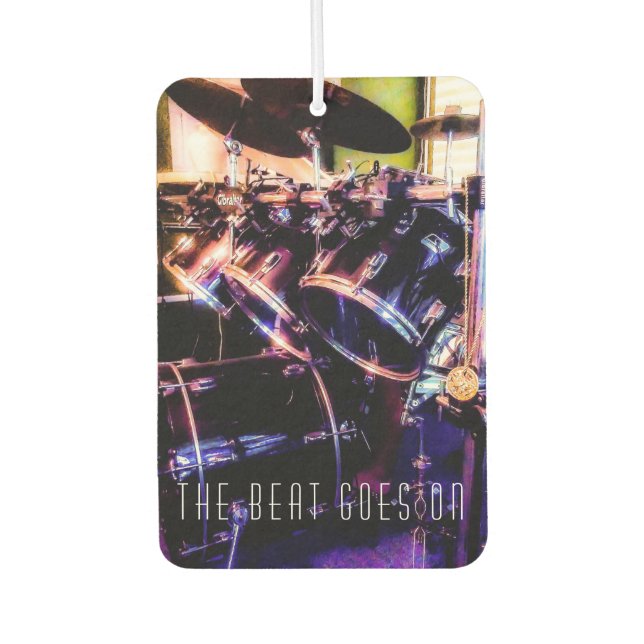 Drum Set Car Air Freshener (Front)