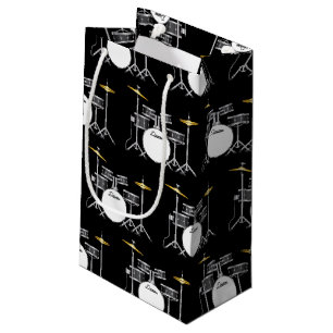 Drum Set Drummer Band Teacher Musician Small Gift Bag
