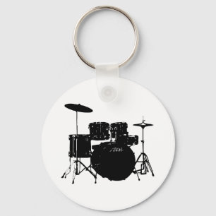 Drum Set Key Ring