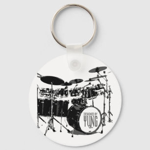 Drum Set Key Ring