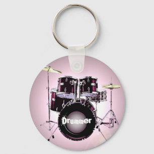 Drum Set Key Ring