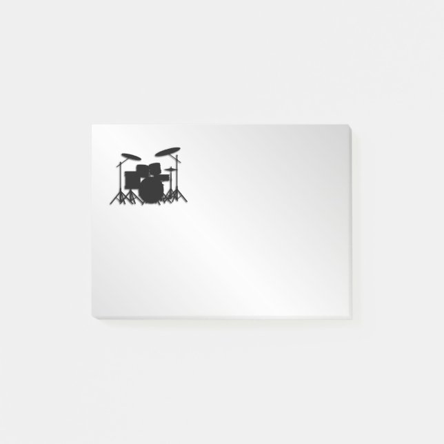 Drum Set Music Design Post-it Notes (Front)