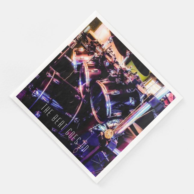 Drum Set Napkin (Corner)