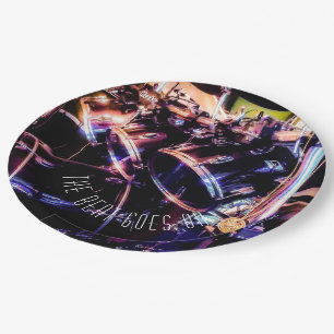 Drum Set Paper Plate