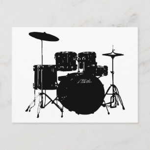 Drum Set Postcard