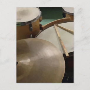 Drum Set Postcard
