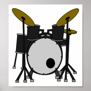 Drum Set Poster