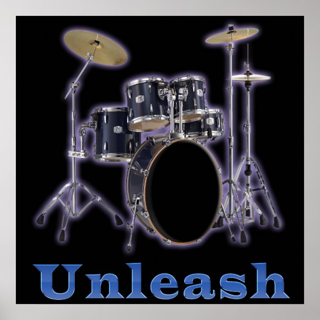 Drum set posters art (Front)