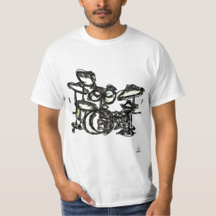 Drum set (PSYCHADELIC,BLACKLIGHT STYLE) T-Shirt