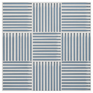 Drum Stick Crosshatch Fabric