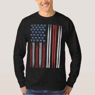 Drum Sticks Drummer Gift Drumming Percussion Drum T-Shirt