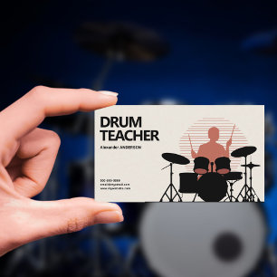 Drum Teacher Business Card