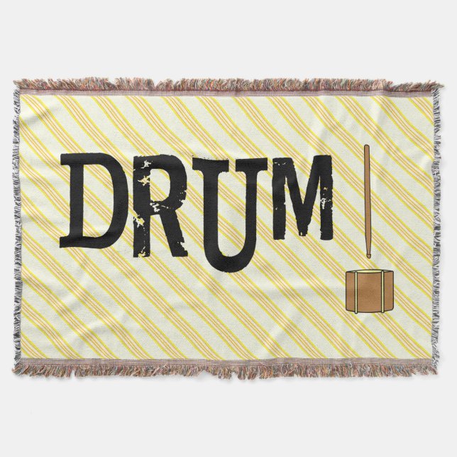 Drum!  throw blanket (Front)