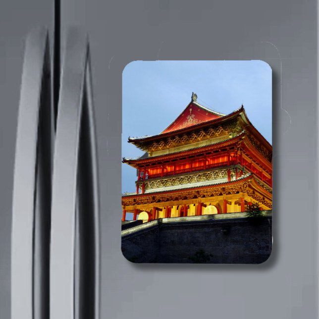 Drum Tower of Xi'An Magnet (Creator Uploaded)