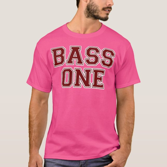Drumline Bass One Bass Drum 1 Band Camp Bfnd Drum  T-Shirt (Front)