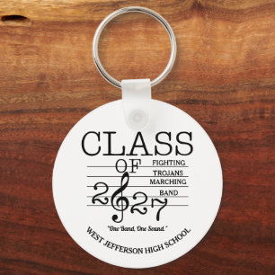 DRUMLINE Class of 2027 Marching Band Keychain