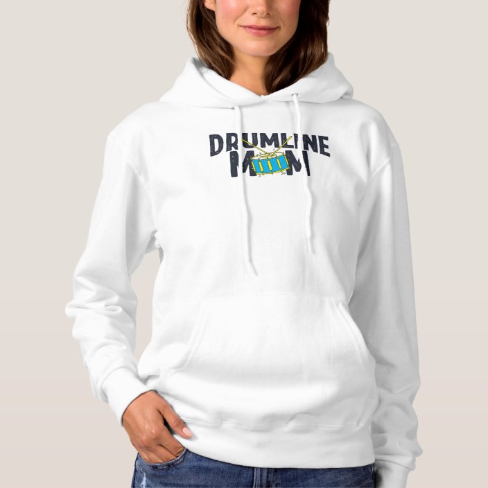 Drumline Mom Marching Band Hoodie Zazzle.co.uk