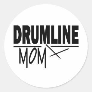 Drumline Mum Classic Round Sticker