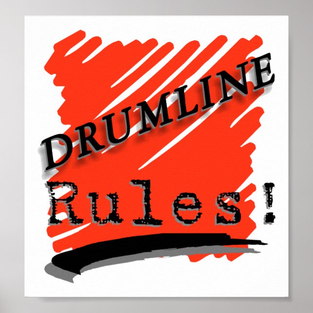 Drumline rules poster (Front)