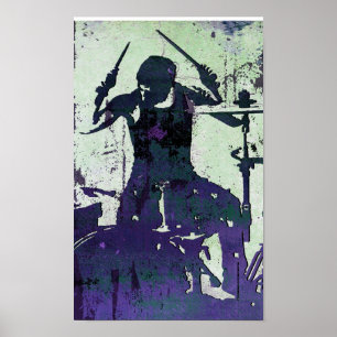Drummer 5, Copyright Karen J Williams Poster