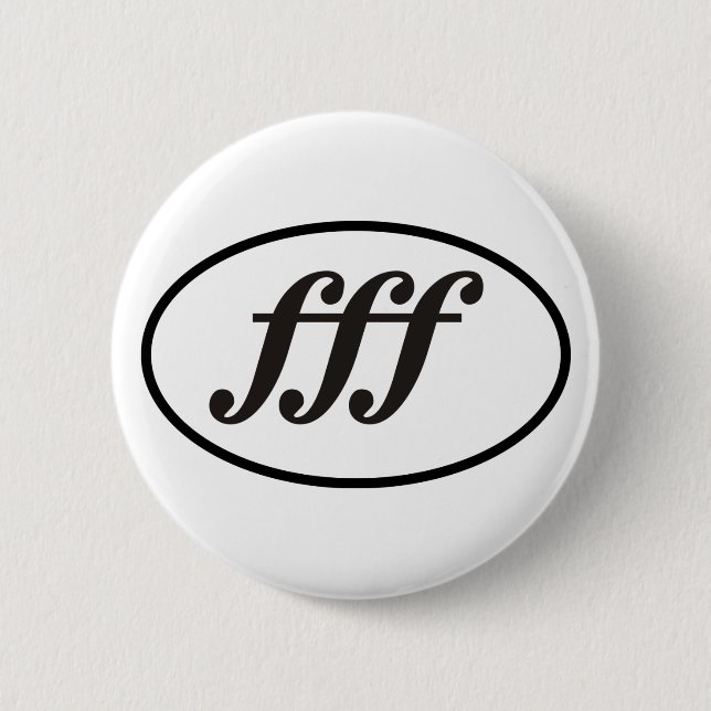 Drummer  6 cm round badge (Front)