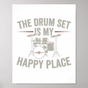Drummer Band drums musician gifts Poster
