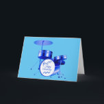Drummer Boy  Card<br><div class="desc">Drummer Boy design for Birthday card for Him</div>