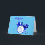 Drummer Boy  Card<br><div class="desc">Drummer Boy design for Birthday card for Him</div>