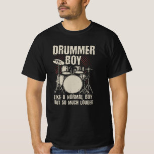 Drummer Boy   Drums Drummer Gift T-Shirt