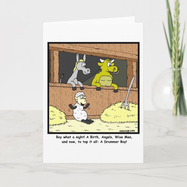 Drummer Boy Holiday Card (Front)