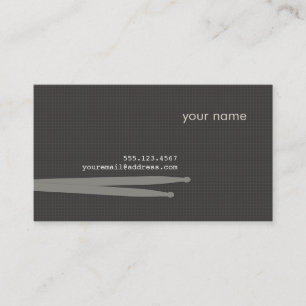 Drummer Business Card