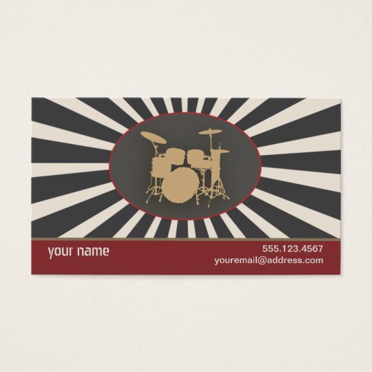 Drummer Business Card