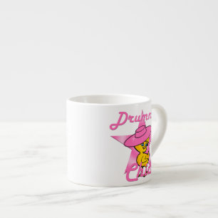 Drummer Chick #8 Espresso Cup