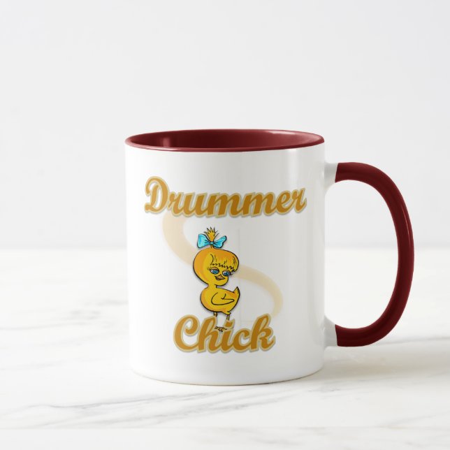 Drummer Chick Mug (Right)