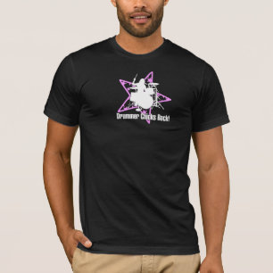 Drummer Chicks Rock T-Shirt