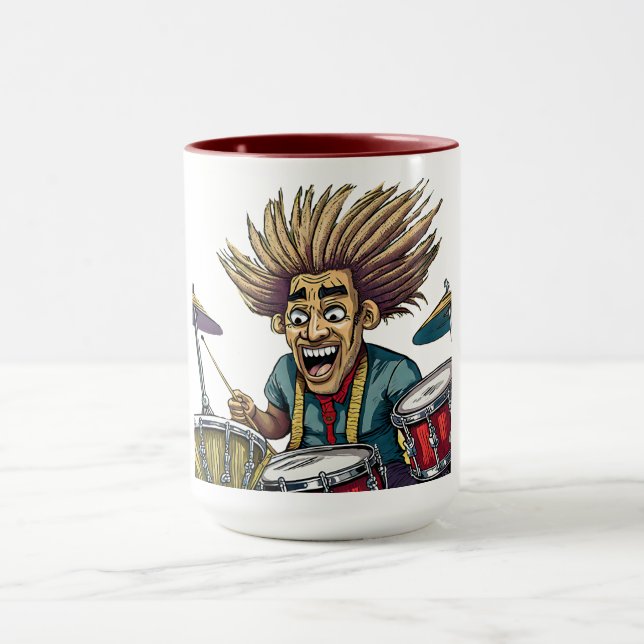 Drummer Combo Mug (Center)