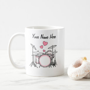 Drummer Custom Wedding Mug Music Teacher Musician