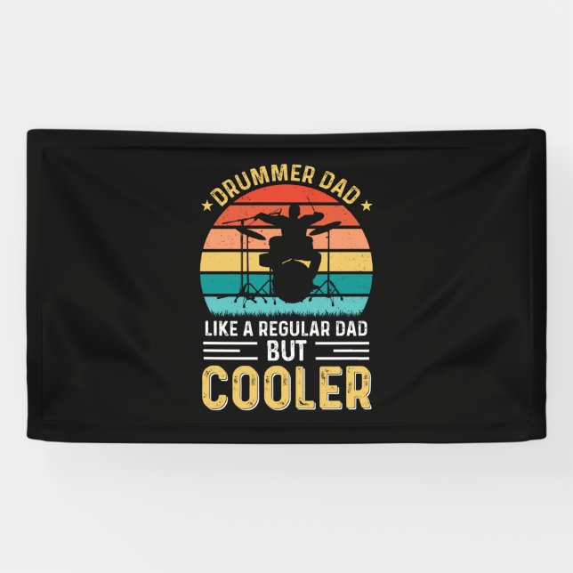 Drummer Dad Banner (Horizontal)