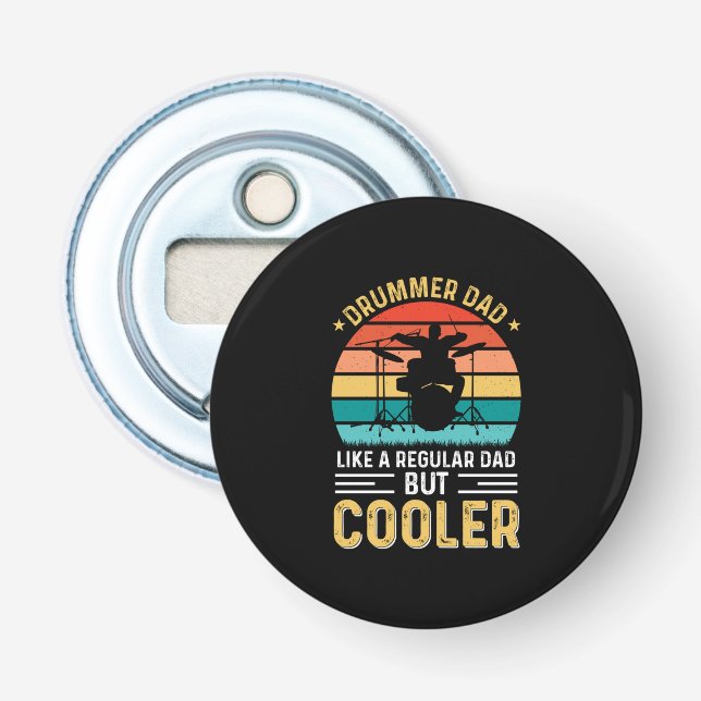Drummer Dad Bottle Opener (Front)