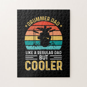 Drummer Dad Jigsaw Puzzle