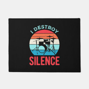 Drummer Destroy Silence Doormat