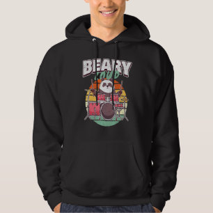 Drummer Drumming Drums Percussion Saying I Panda B Hoodie