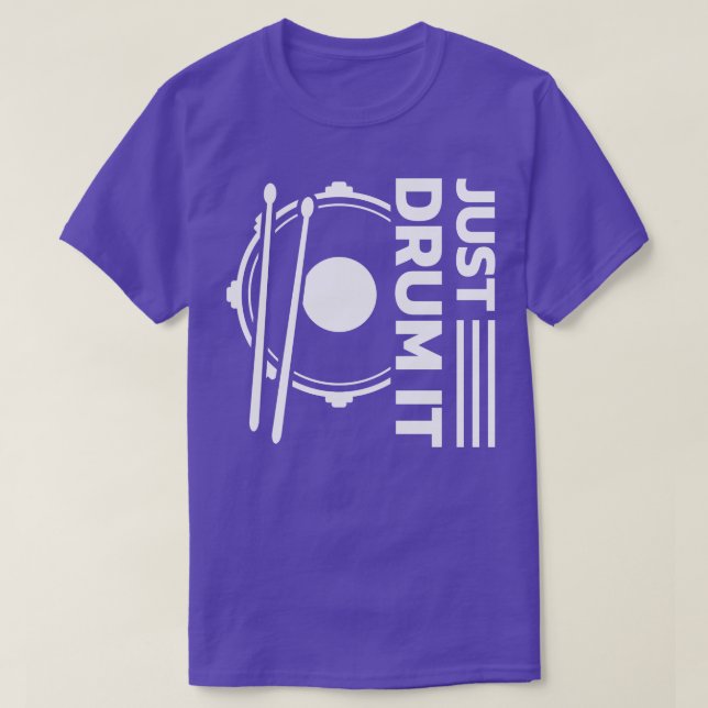 Drummer Drums Drumsticks Musician Outfit 13 T-Shirt (Design Front)