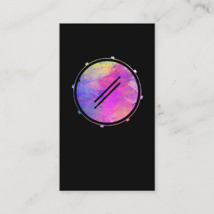 Drummer Drumsticks Drum Rock Band Musician Business Card