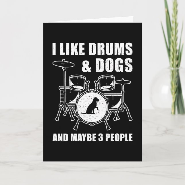 Drummer Gift Card (Front)