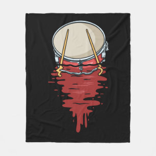 Drummer Gift Men Drumming Gifts Percussion Drum Fleece Blanket