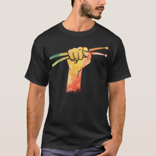 Drummer Gifts For Men Rock N Roll Women Drumsticks T-Shirt