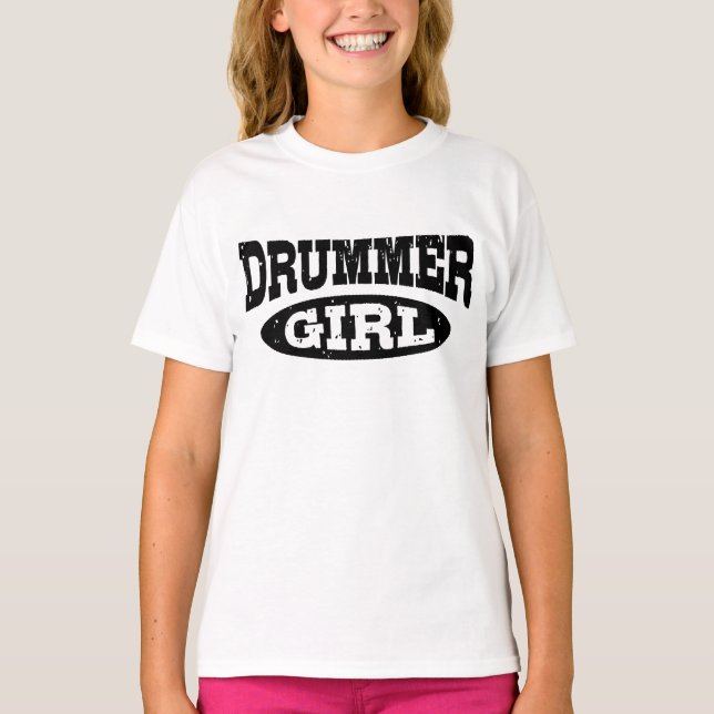 Drummer Girl T-Shirt (Front)