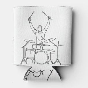 Drummer Joy: Single Line Vintage. Can Cooler