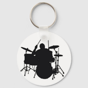 Drummer keychain